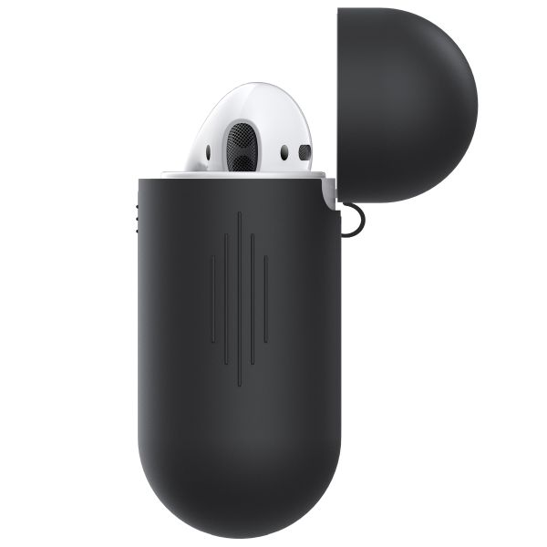 KeyBudz Elevate Protective Silicone Case Apple AirPods 1 / 2 - Black