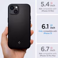 Spigen MagSafe Armor Backcover Apple iPhone 13 - Zwart