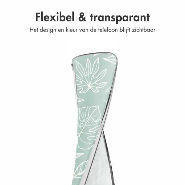 imoshion Design hoesje Samsung Galaxy S25 Edge - Leaves Line-Art