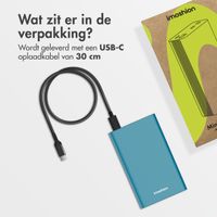 imoshion Ultra Series Aluminium | Powerbank 20.000 mAh - Snelladen tot 33 watt - Petrol Green