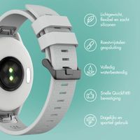 imoshion QuickFit® Siliconen bandje  - Garmin 22 mm aansluiting - Grijs
