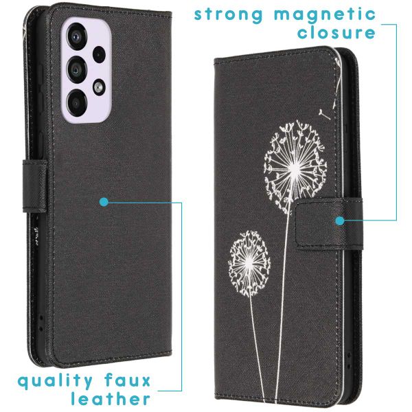 imoshion Design Softcase Bookcase Samsung Galaxy A33 - Dandelion