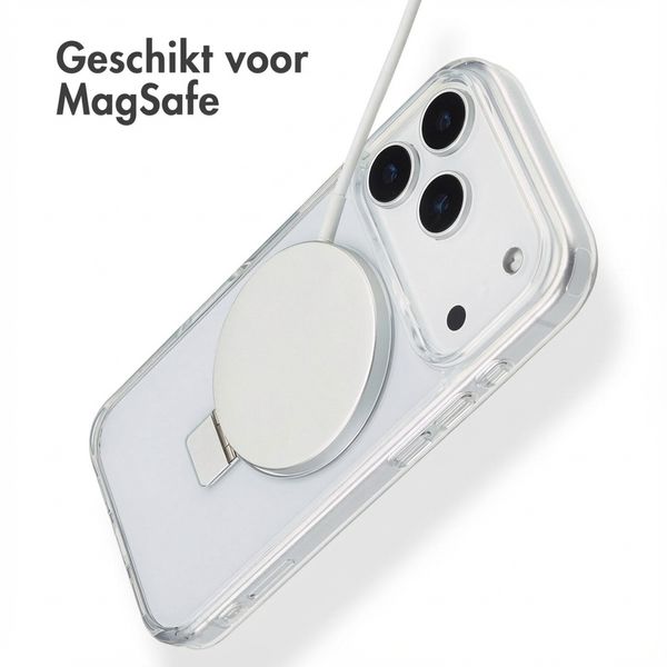 Accezz Ring Stand Backcover met MagSafe Apple iPhone 17 Pro - Transparant