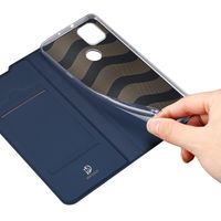 Dux Ducis Slim Softcase Bookcase Motorola Moto G9 Power - Donkerblauw