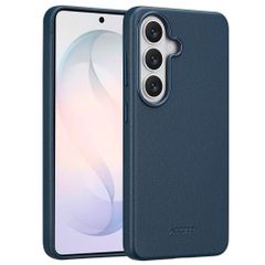 Accezz Leather Back Cover with MagSafe Samsung Galaxy S26 - Nightfall Blue
