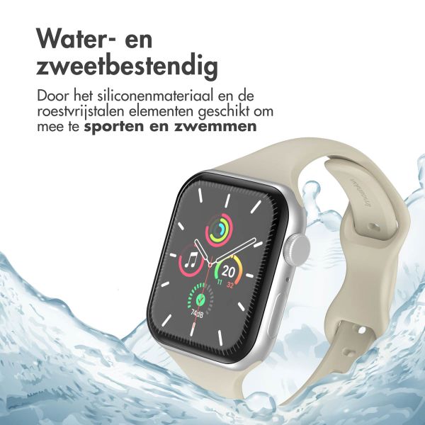 imoshion Slim siliconen bandje Apple Watch Series 1 t/m 11 / SE / Ultra (44/45/46/49 mm) - Starlight