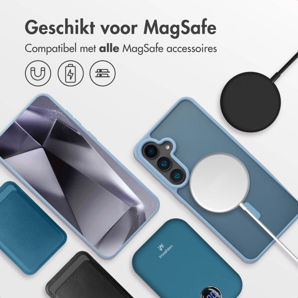 imoshion Color Guard Backcover met MagSafe Samsung Galaxy S24 Plus - Lichtblauw