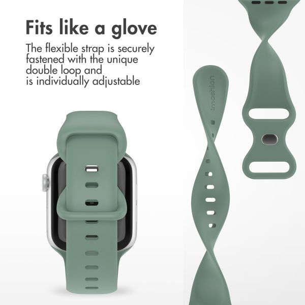 imoshion Silicone⁺ Strap Apple Watch | 38/40/41/42 mm - Size S/M - Pine