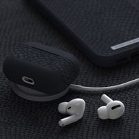 Njorð Collections Salmon Leather Case Apple AirPods Pro 1 / Pro 2- Dark Grey