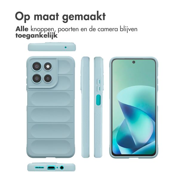 imoshion EasyGrip Backcover Motorola Moto G57 Power - Lichtblauw