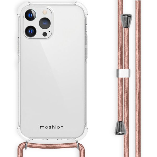 imoshion Backcover met koord iPhone 13 Pro - Rosé Goud