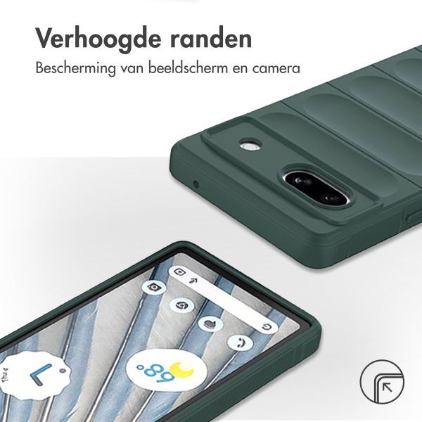 imoshion EasyGrip Backcover Google Pixel 7a - Donkergroen