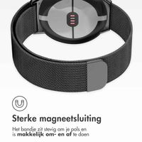 imoshion Milanees magnetisch bandje Google Pixel Watch / Watch 2 / Watch 3 / Watch 4 (41 mm) - Zwart