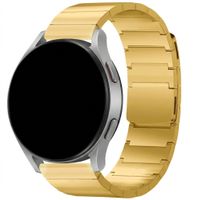 Selencia Stalen magnetisch bandje  - Universeel 20 mm aansluiting - Goud