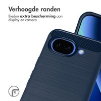 imoshion Brushed Backcover Google Pixel 10a - Donkerblauw