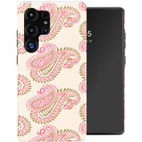 Selencia Vivid Backcover met MagSafe Samsung Galaxy S25 Ultra - Paisley Blush