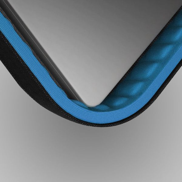 Uniq Vienna Laptop hoes 14 inch - Gerecyclede laptopsleeve - Midnight Black