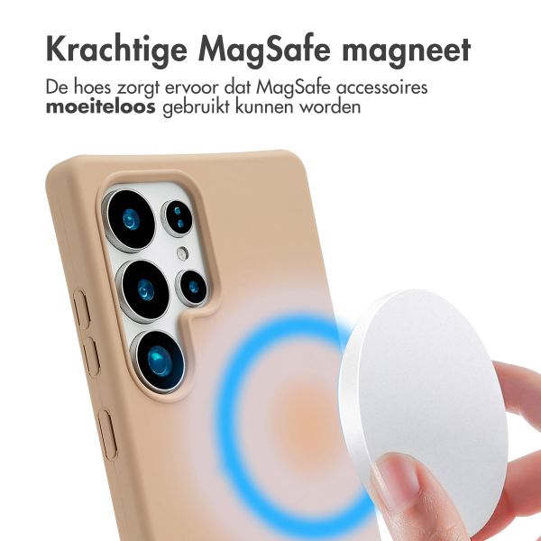 imoshion Color Backcover met afneembaar koord MagSafe Samsung Galaxy S25 Ultra - Beige