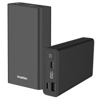 imoshion Ultra Series Aluminium Powerbank 20.000 mAh - Quick Charge en Power Delivery - Zwart