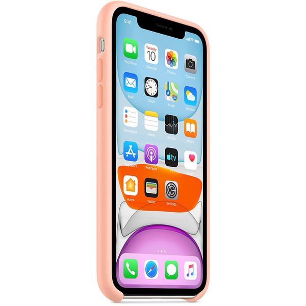 Apple Silicone Backcover Apple iPhone 11 - Grapefruit