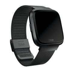 Fitbit Metal Mesh band Fitbit Versa / Versa 2 / Versa Lite - Zwart