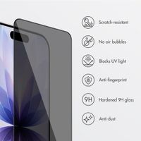 Accezz Privacy Tempered Glass Screen Protector + Applicator Apple iPhone 17
