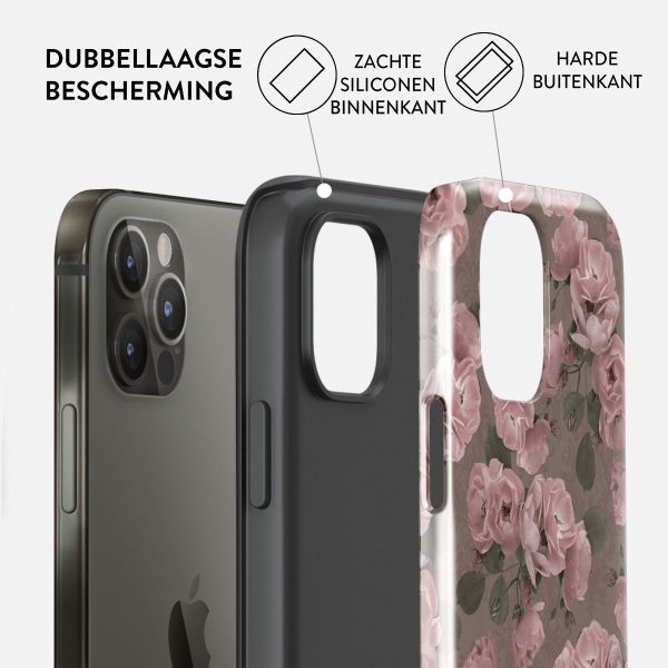 Burga Tough Backcover iPhone 12 (Pro) - Vintage Glamour