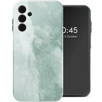 Selencia Vivid Tough Backcover Samsung Galaxy A15 (5G/4G) - Marble Grayed Jade