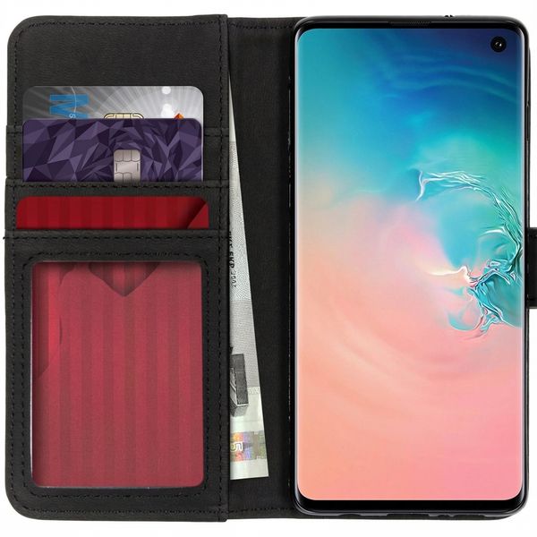imoshion Luxe Bookcase Samsung Galaxy S10 - Zwart