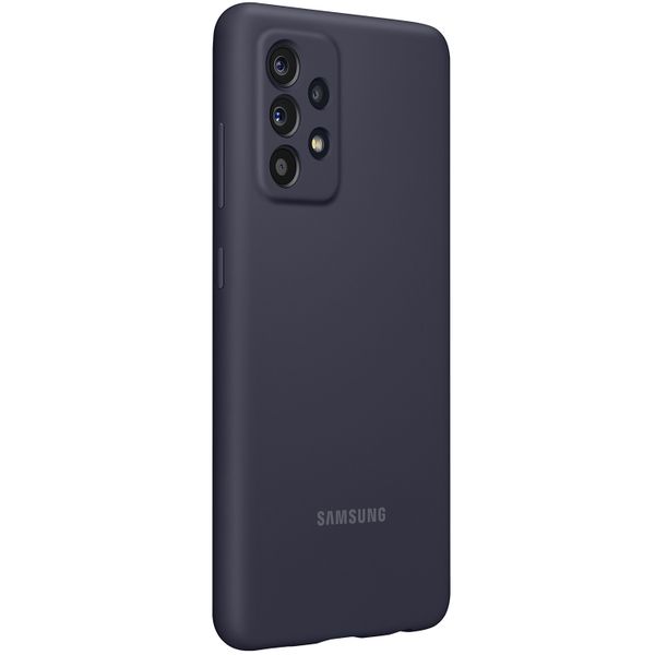 Samsung Originele Silicone Backcover Samsung Galaxy A52(s) (5G/4G) - Zwart