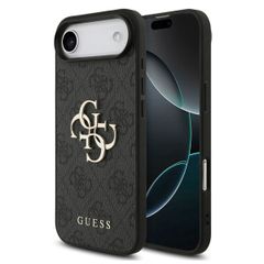 Guess 4G Metal Logo Backcover Apple iPhone Air - Zwart