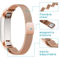 imoshion Milanees Watch bandje Fitbit Alta (HR) - Rosé Goud