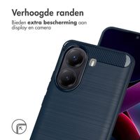 imoshion Brushed Backcover Xiaomi Poco X7 Pro - Donkerblauw