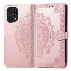 imoshion Mandala Bookcase Oppo Find X5 Pro 5G - Rosé Goud