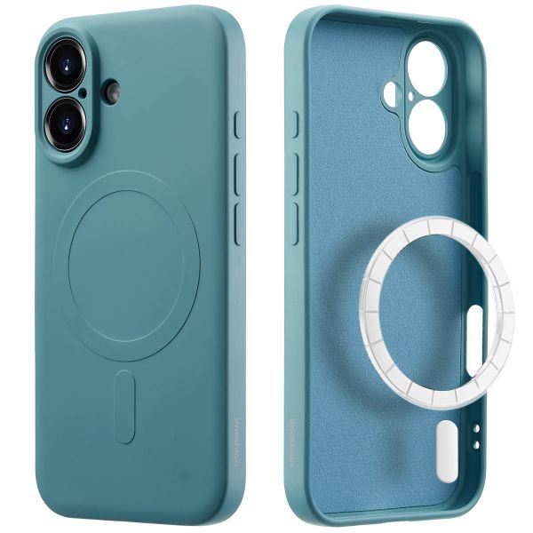 imoshion Color Backcover met MagSafe iPhone 16 - Smoke Green