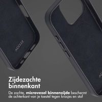 Accezz MagSafe Leather Backcover Apple iPhone 16 Pro - Onyx Black