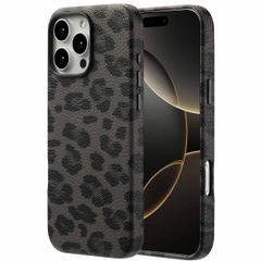 Selencia Sabi Case Panther Print with MagSafe Apple iPhone 16 Pro Max - Midnight Black