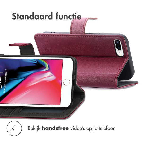 imoshion Luxe Bookcase iPhone 8 Plus / 7 Plus - Bordeaux