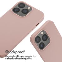 imoshion Silicone Case with Strap Apple iPhone 13 Pro - Sand Pink