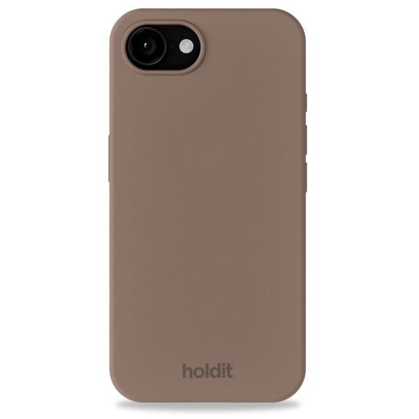 Holdit Silicone Case iPhone 16e - Mocha Brown