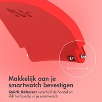 imoshion Flexibel Siliconen bandje - Universeel 20 mm aansluiting - Rood