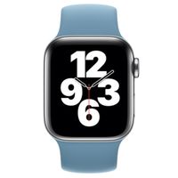 Apple Siliconen solobandje Apple Watch | 38/40/41/42 mm - Maat 8 - Northern Blue