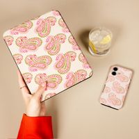 Selencia Vivid Tablet Case Apple iPad 11 (2025) 11 inch A16 / iPad 10 (2022) 10.9 inch - Paisley Blush