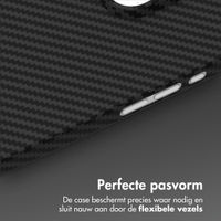 Accezz MagSafe Kevlar Backcover Apple iPhone 15 Pro Max - Zwart