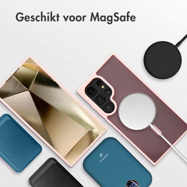 imoshion Color Guard Backcover met MagSafe Samsung Galaxy S24 Ultra - Lichtroze