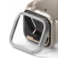 Ringke Bezel Styling Apple Watch Series 7 / 8 / 9 - 45 mm - Matte Curve Silver