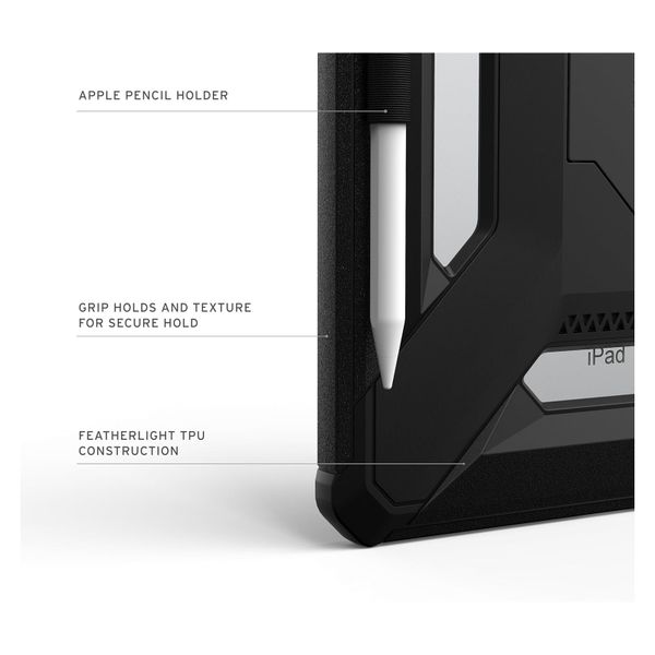 UAG Scout Plus Backcover met stand Apple iPad 11 (2025) 11 inch A16 / iPad 10 (2022) 10.9 inch - Black