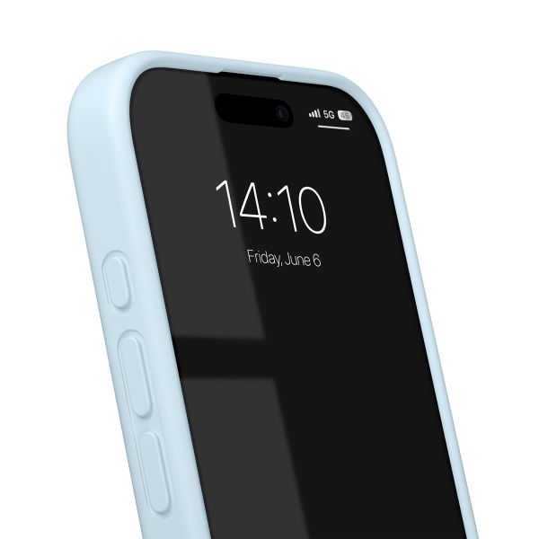 iDeal of Sweden Silicone Case met MagSafe Apple iPhone 17 - Light Blue