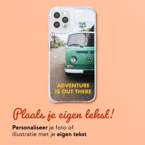 Ontwerp je eigen MagSafe Backcover met afneembaar koord voor de Apple iPhone 12 Pro Max - Transparant