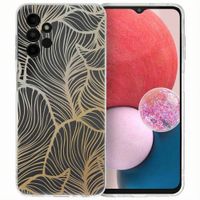 imoshion Design hoesje Samsung Galaxy A13 (4G) - Golden Leaves Transparant